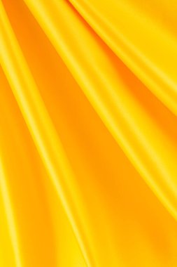 Saten kumaştan örülmüş sarı ipek kumaş, doku, arkaplan