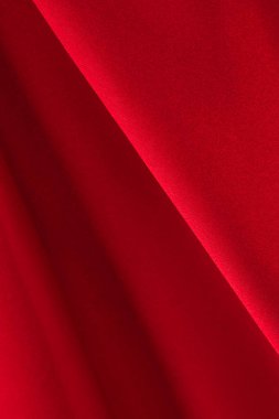 Saten dokuma kumaşından örülmüş kırmızı ipek kumaş, doku, arkaplan