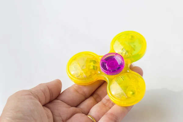 Fidget Spinner Hand Spinner Juguete Anunciado Como Ayudar Las Personas —  Fotos de Stock