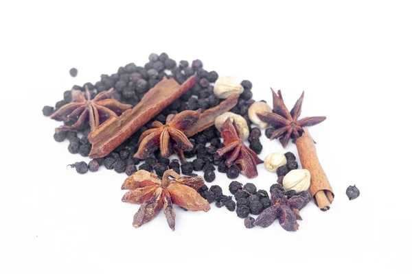 Asian Herbs Isolated White Background — Stock Photo, Image