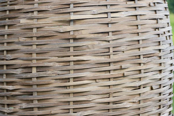 Texture Woven Basket Farm — Stock Photo, Image