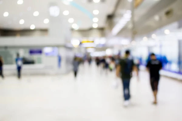 Unscharfe Personen Flughafen Zur Hintergrundbeleuchtung — Stockfoto