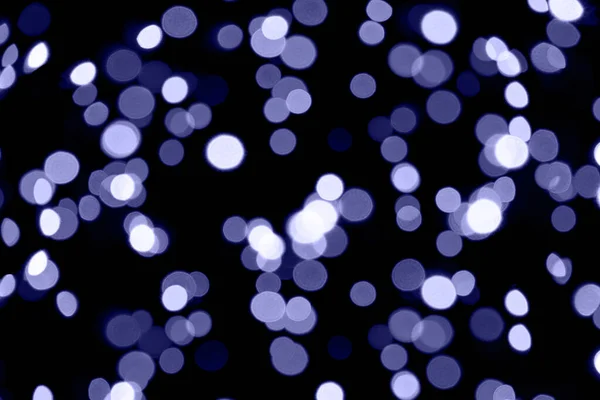 Lumières Floues Couleur Très Péri Bokeh Déconcentré Fond Brillant Festif — Photo