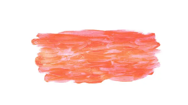 Beyaz Arkaplanda Izole Edilmiş Kırmızı Boya Darbesi — Stok fotoğraf