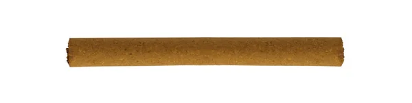 Beyaz Arkaplanda Kahverengi Sigara Veya Puro Izole Edilmiş — Stok fotoğraf
