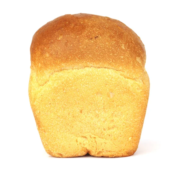 Beyaz arka planda izole edilmiş sarımsaklı çörekler..