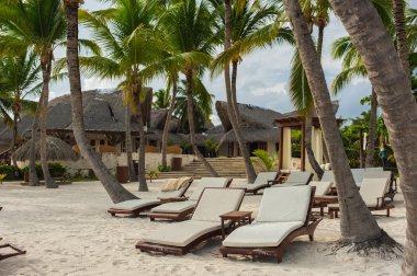 Atlantik Okyanusu üzerinde lüks resort.