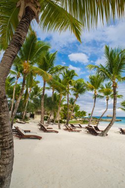 Atlantik Okyanusu üzerinde lüks resort.
