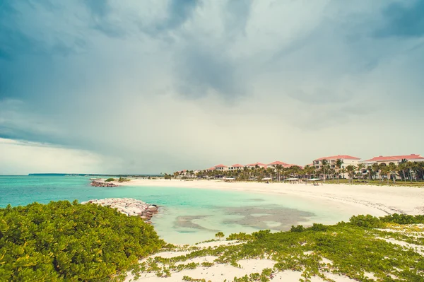 Vista de la playa tropical — Foto de Stock