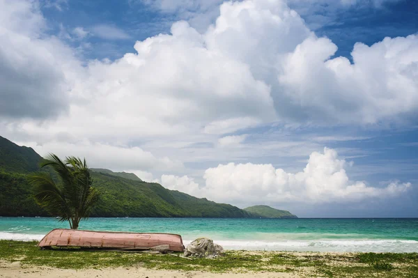 Panoramautsikt över stranden — Stockfoto