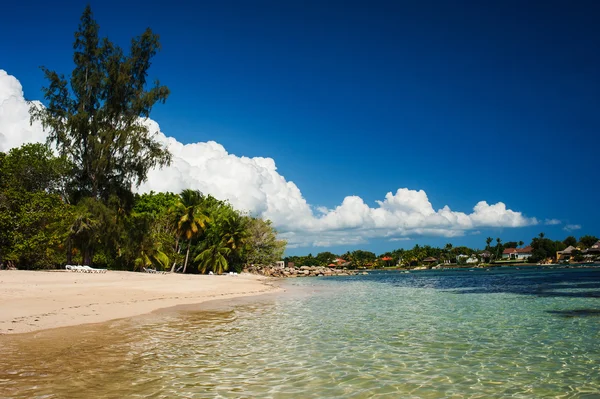 Spiaggia tropicale panoramica — Foto Stock