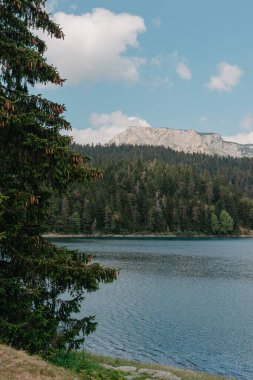Kara Göl Crno Jezero, Kuzey Karadağ. Avrupa 'nın başkenti Karadağ' ın Durmitor kentinde yer alan Durmitor Milli Parkı 'nda 1416 metre irtifada yer alan bir buzul gölü. Güzellik dünyası.