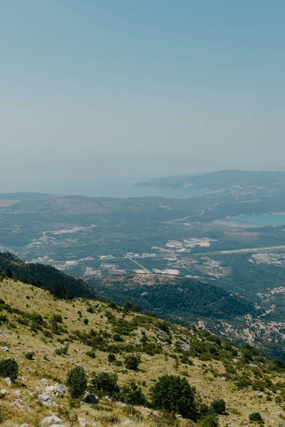 Prachtige Natuur Berglandschap Kotor Bay Montenegro Uitzicht Baai Van Boka — Stockfoto