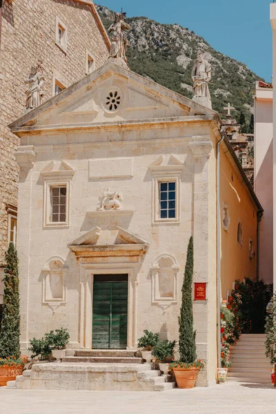 Ciudad Histórica Perast Bahía Kotor Verano Montenegro Vista Panorámica Histórica —  Fotos de Stock