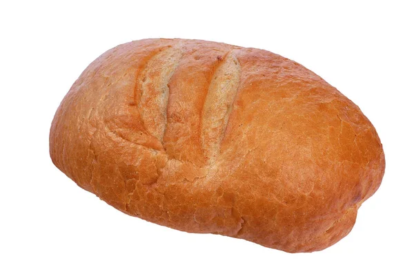 Brood Isolatie Witte Achtergrond — Stockfoto