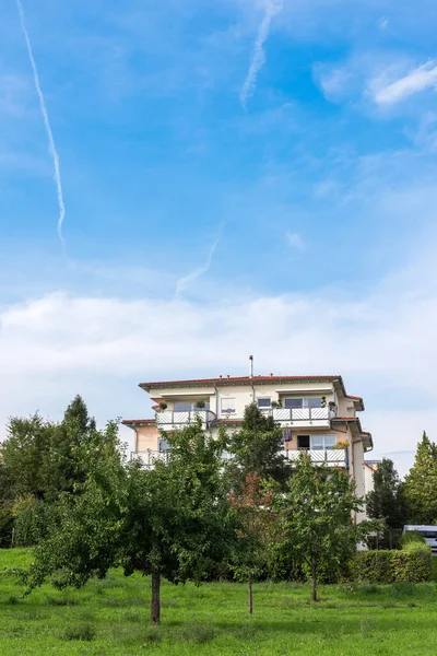 Luxus Haus Den Bergen Villa Hintergrund Der Hügel Bergtourismus Konzept — Stockfoto