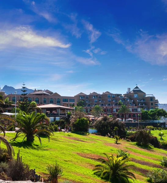Sunset Tenerife Island Spain Tourist Resort — Stock Fotó