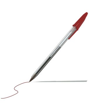 Bolígrafo rojo