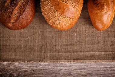 taze pişmiş geleneksel ekmek