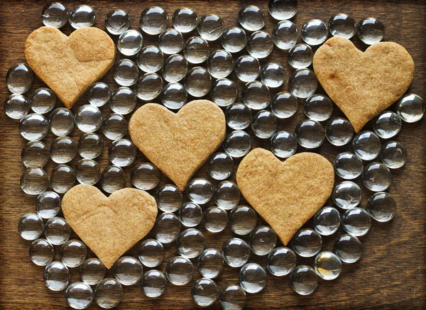 Söt hembakade pepparkakor — Stockfoto