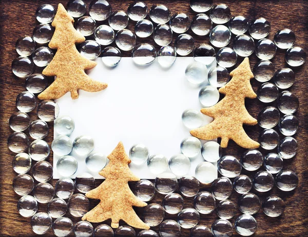 Peperkoek kerstboom cookies — Stockfoto