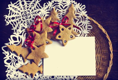 gingerbread çerezleri Noel ağacı