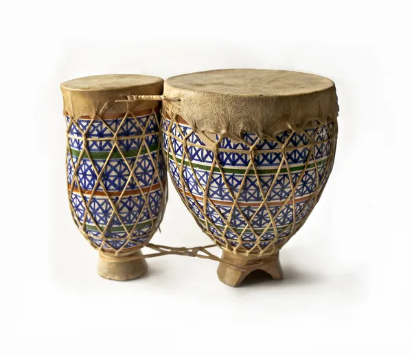 Decorative bongo drums — Stock Photo, Image