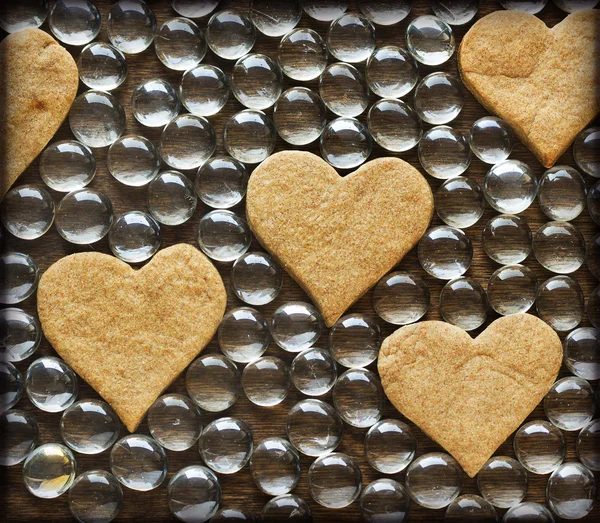 Dolci biscotti di pan di zenzero fatti in casa — Foto Stock