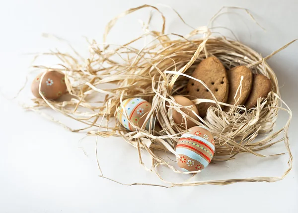 Coloridos huevos de Pascua —  Fotos de Stock