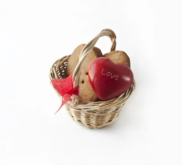 Galletas de Pascua con corazón —  Fotos de Stock