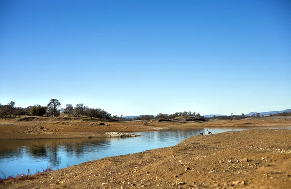 Lago de costa — Fotografia de Stock