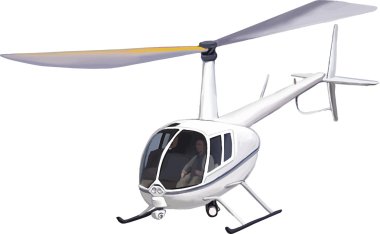 açılı beyaz helikopter
