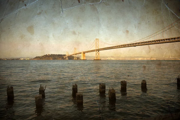 Oakland Bay Bridge in San Francisco — Stock Photo, Image