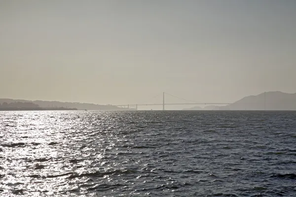 San francisco panoramę z wyspy skarbów — Zdjęcie stockowe