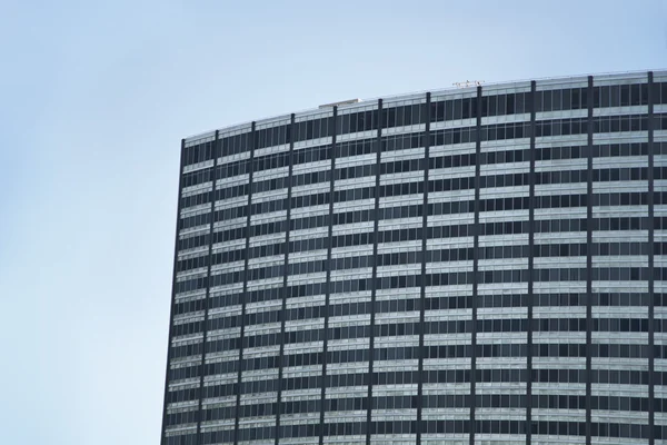 Modern glass silhouettes of skyscrapers — Stock Photo, Image