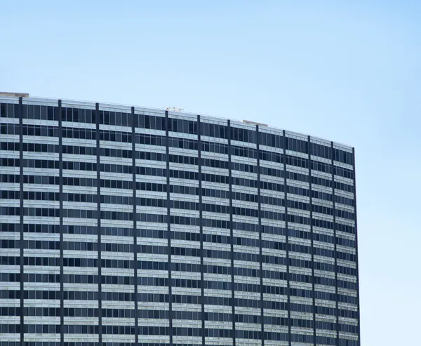 Modern glass silhouettes of skyscrapers — Stock Photo, Image