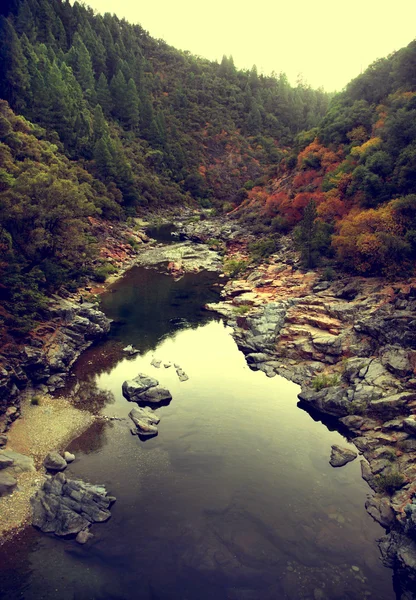 Yuba river w północnej Kalifornii — Zdjęcie stockowe