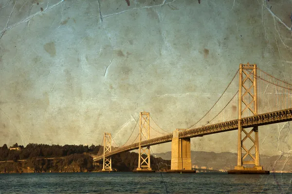 Ponte da Baía de Oakland em São Francisco — Fotografia de Stock
