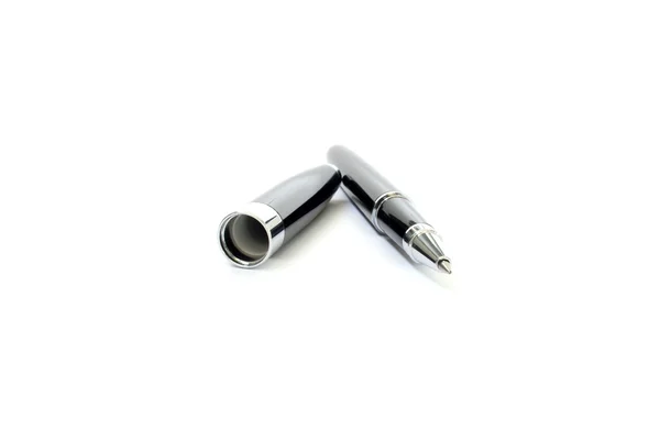 Ballpoint pen with cap — Stock Photo, Image