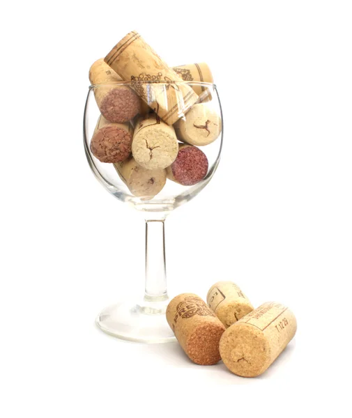 Goblet and cork — Stock Photo, Image