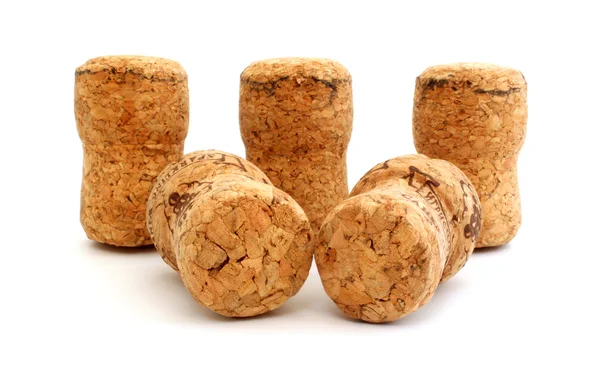 Five corks — Stock Photo, Image
