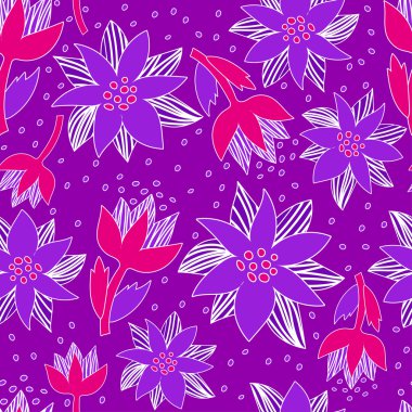 Kusursuz çiçek deseni