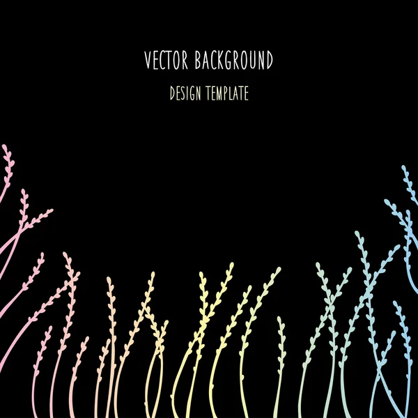 Floral-vector háttér — Stock Vector