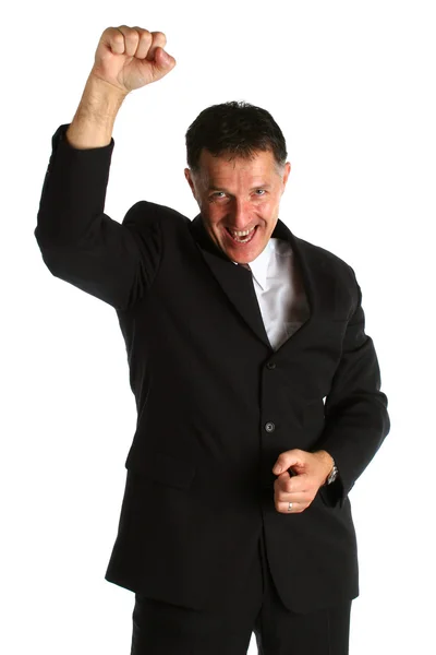 Excited businessman — Stock Photo, Image