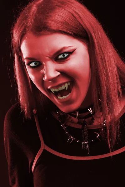 Vampyr flicka — Stockfoto