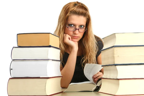 Girl studying — Stock Photo, Image