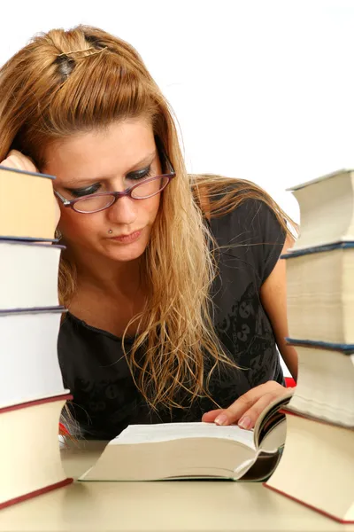 Girl studying — Stock Photo, Image