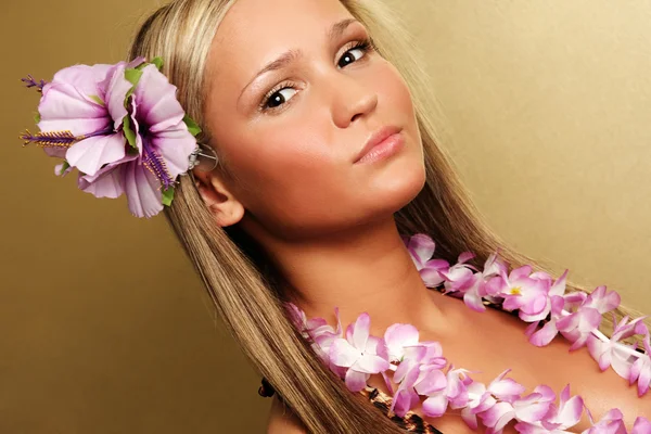 Hawaii flicka — Stockfoto