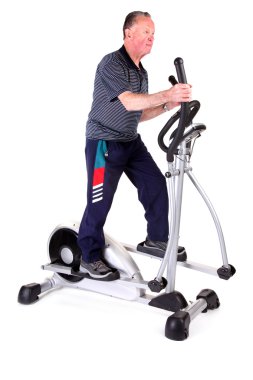 Fitness egzersiz yapan erkek