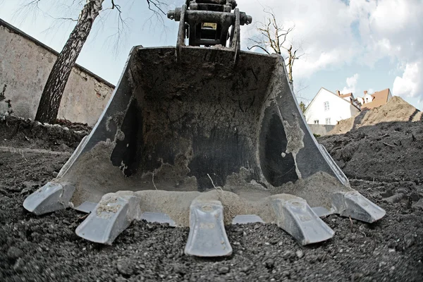 Dredging machine excavator — Stock Photo, Image